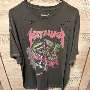 Black Graphic Metallica T-Shirt